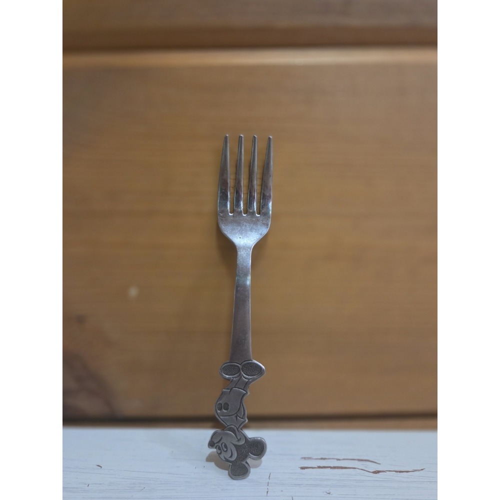 Vintage Mickey Mouse Child Fork Walt Disney Productions Japan Stainless Bonny - Picture 4 of 4